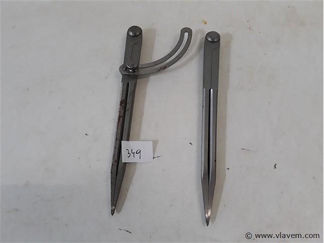 2 x passer 250 mm - afbeelding 1 van  2