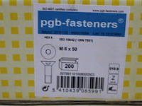 2 x pgbfast bzk-schr. vk 010.9 gd iso10642 m8x50 zn/200 - afbeelding 1 van  2