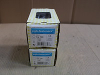 2 x pgbfast houtdraadbout din 571 ø6x120 zn/100 - afbeelding 1 van  3