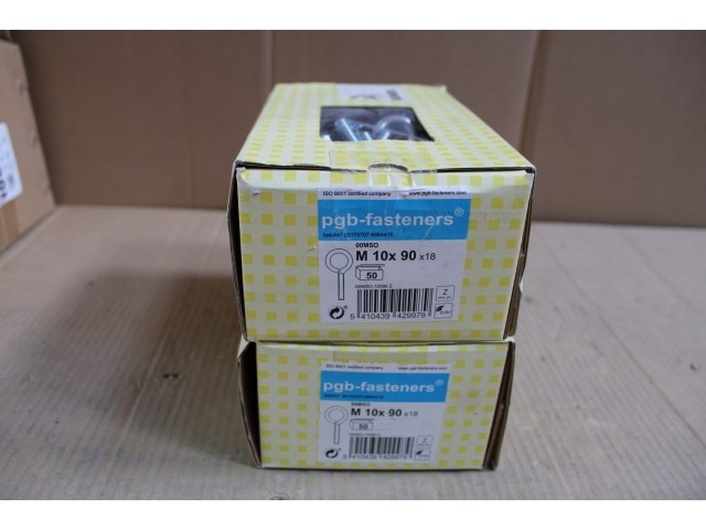 2 x pgbfast metrische schroefoog m10x90 zn/50 - afbeelding 1 van  3