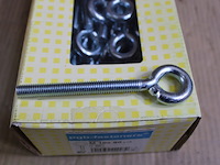 2 x pgbfast metrische schroefoog m10x90 zn/50 - afbeelding 3 van  3