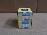 2 x pgbfast plaatschroef din 7981c-h ø4,80x38 zn/200 - afbeelding 1 van  3