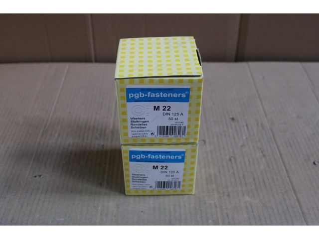 2 x pgbfast sluitring 140hv din 125a m22 zn/50 - afbeelding 1 van  3