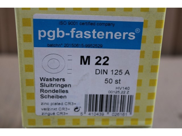 2 x pgbfast sluitring 140hv din 125a m22 zn/50 - afbeelding 2 van  3
