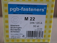 2 x pgbfast sluitring 140hv din 125a m22 zn/50 - afbeelding 2 van  3