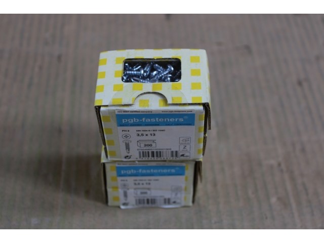 2 x pgbfast zelfb. schroef din 7504m-h ø3,50x13 zn/200 - afbeelding 1 van  3