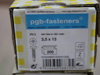 2 x pgbfast zelfb. schroef din 7504m-h ø3,50x13 zn/200 - afbeelding 2 van  3
