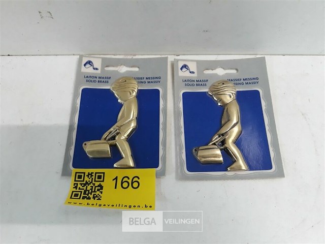 2 x pictogram wc heren koper - afbeelding 1 van  3