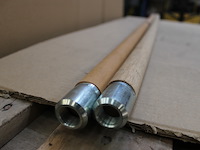 2 x pinguin steel met draad (130 cm - ø 28 mm) - afbeelding 1 van  2
