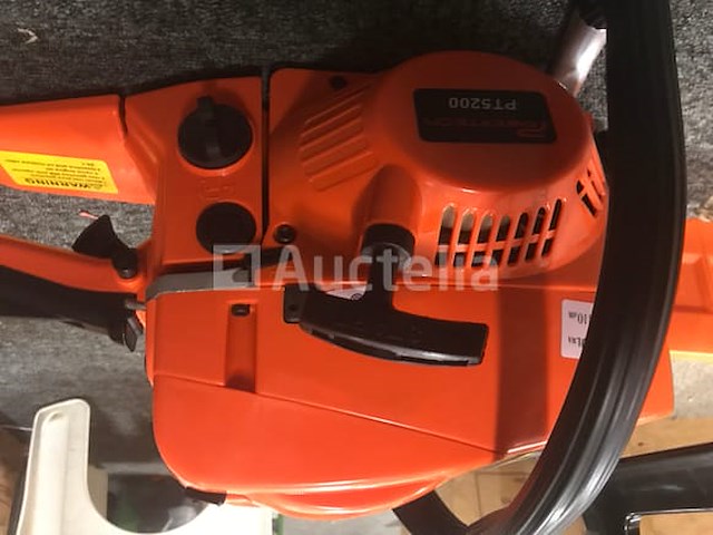 2 x powertech benzine kettingzaag 52cc - afbeelding 1 van  6