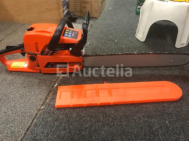 2 x powertech benzine kettingzaag 52cc - afbeelding 2 van  6