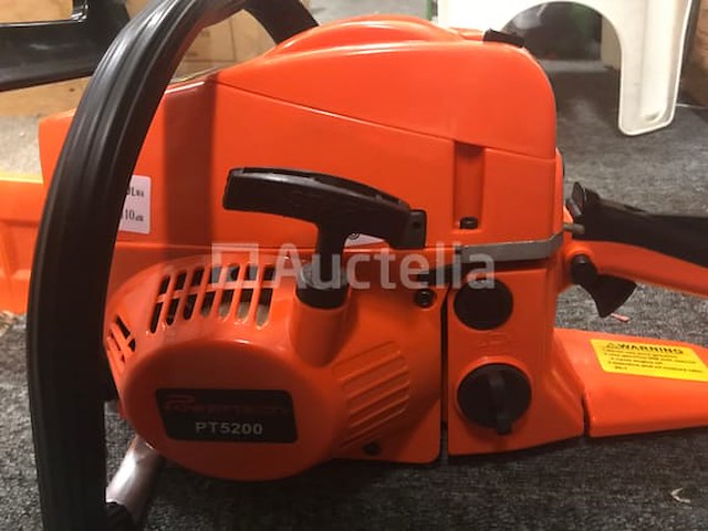 2 x powertech benzine kettingzaag 52cc - afbeelding 6 van  6