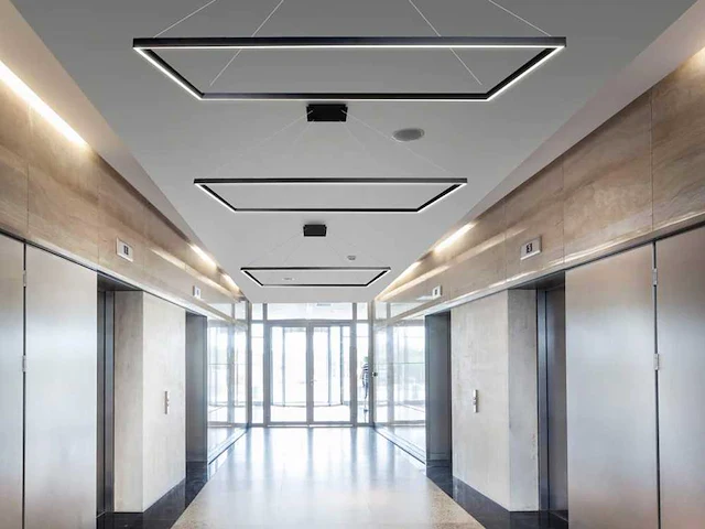 2 x quattro square 40 x 120 cm hang lamp zwart - afbeelding 5 van  10