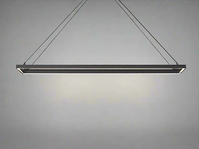 2 x quattro square 40 x 80 cm hang lamp zwart - afbeelding 4 van  9