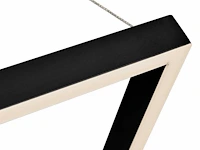 2 x quattro square 40 x 80 cm hang lamp zwart - afbeelding 5 van  9