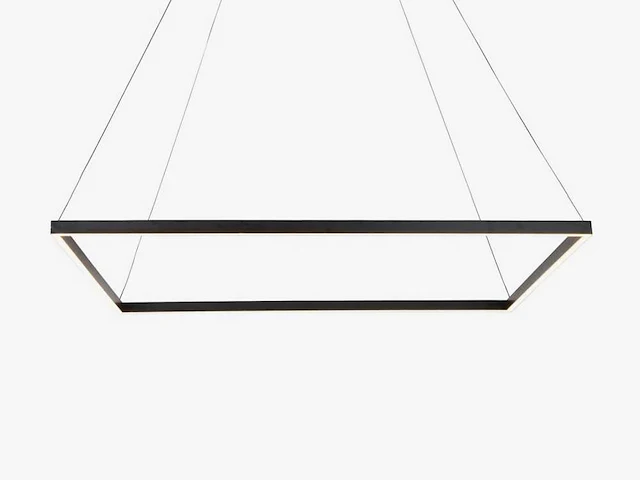 2 x quattro square 80 hang lamp zwart - afbeelding 1 van  12