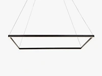 2 x quattro square 80 hang lamp zwart