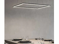 2 x quattro square 80 hang lamp zwart - afbeelding 9 van  12