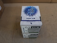 2 x r2 plus schroef 6,0 x 60 (vol draad) (hp: 100 stuks) - afbeelding 2 van  2