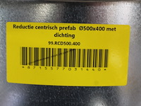 2 x reductie centrisch prefab ø500x400 met dichting - afbeelding 1 van  2