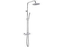 2 x regendoucheset met thermostaat - chrome - afbeelding 1 van  3