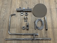2 x regendoucheset met thermostaat - chrome - afbeelding 2 van  3