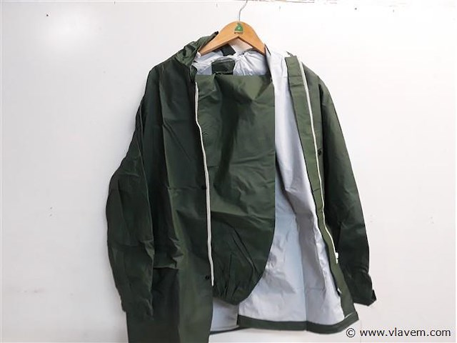 2 x regenpak groen m - afbeelding 2 van  2