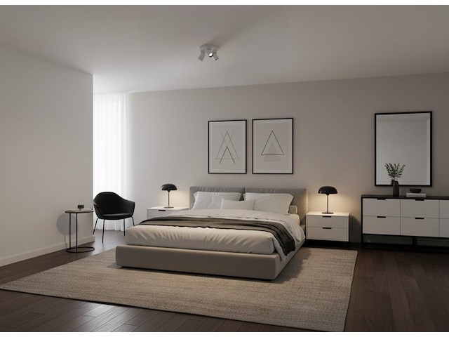 2 x rond gu10 opbouwspot armatuur triple cilinder zand wit en zwart draaibaar - afbeelding 4 van  8