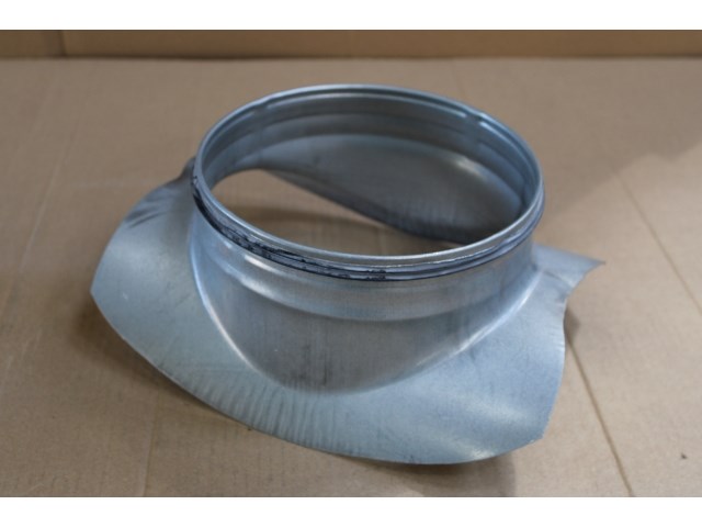 2 x ronde aftakking 90° - afbeelding 1 van  1