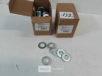 2 x rondellen verzinkt m 12 100 stuks