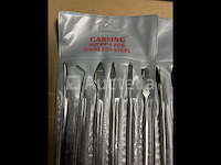 2 x rvs boetseer set - afbeelding 2 van  2