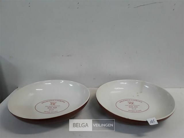 2 x salade serveerschaal xl - afbeelding 1 van  3