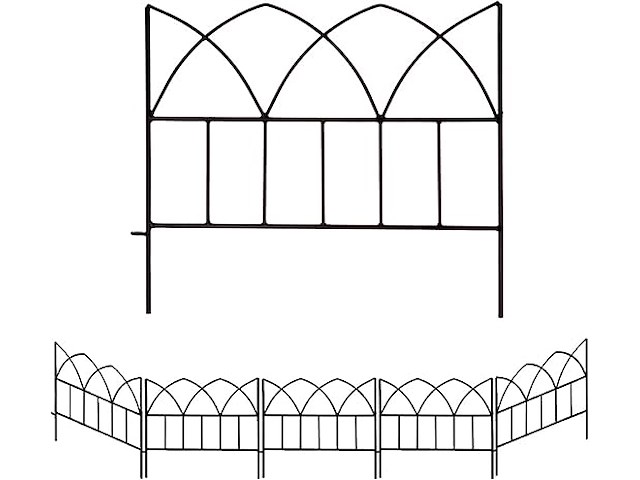 2 x scendor tuin decoratieve omheining (5 stuks) - afbeelding 1 van  5