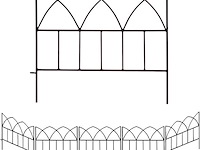 2 x scendor tuin omheining (5 stuks) - afbeelding 1 van  5