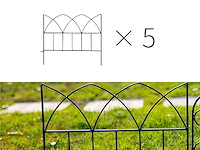 2 x scendor tuin omheining (5 stuks) - afbeelding 4 van  5
