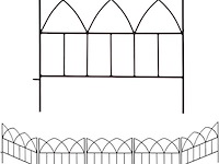 2 x scendor tuin omheining (5 stuks) - afbeelding 1 van  3
