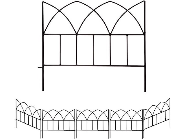 2 x scendor tuin omheining (5 stuks) - afbeelding 1 van  3