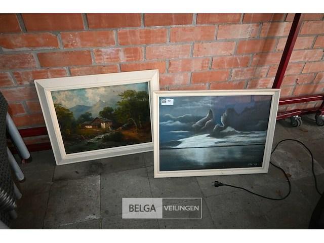 2 x schilderij / prent - afbeelding 1 van  3