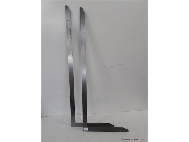 2 x schrijnwerkers winkelhaak staal 90 cm - afbeelding 1 van  2