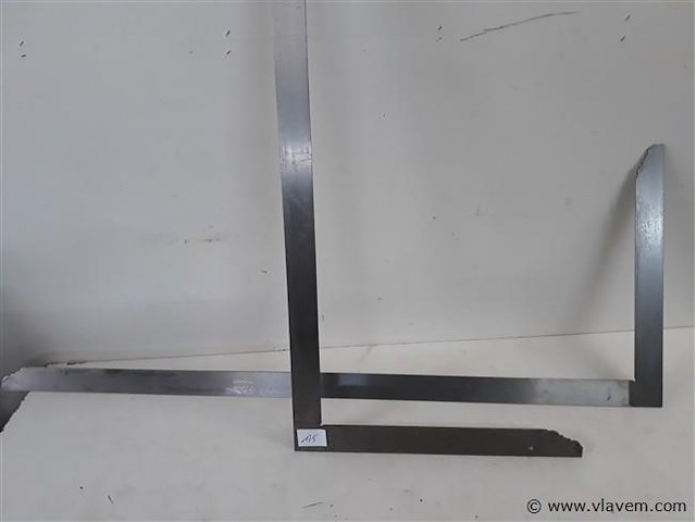 2 x schrijnwerkers winkelhaak staal 90 cm - afbeelding 2 van  2