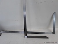 2 x schrijnwerkers winkelhaak staal 90 cm - afbeelding 2 van  2