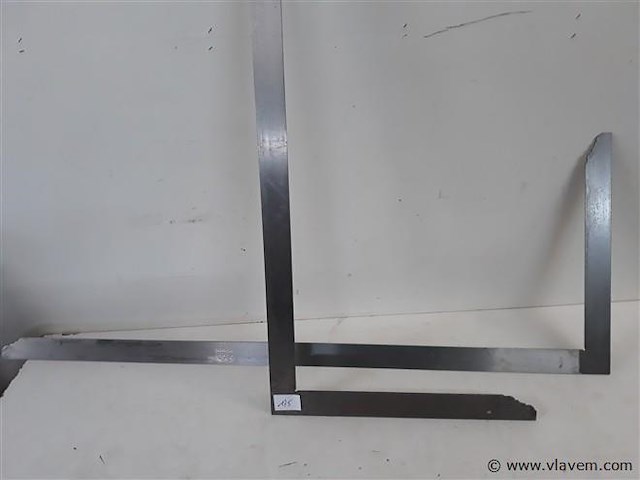 2 x schrijnwerkers winkelhaak staal 90 cm - afbeelding 2 van  2