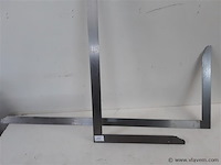 2 x schrijnwerkers winkelhaak staal 90 cm - afbeelding 2 van  2