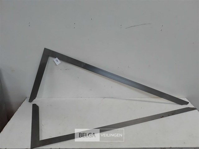 2 x schrijnwerkers winkelhaak staal 90 cm - afbeelding 2 van  3