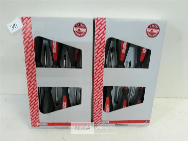 2 x schroevendraaierset 6 delig plat+kruis - afbeelding 2 van  3