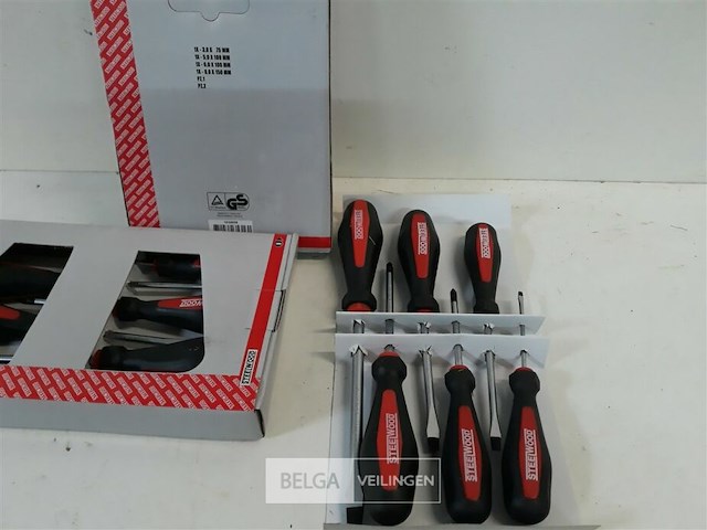 2 x schroevendraaierset 6 delig plat+kruis - afbeelding 3 van  3