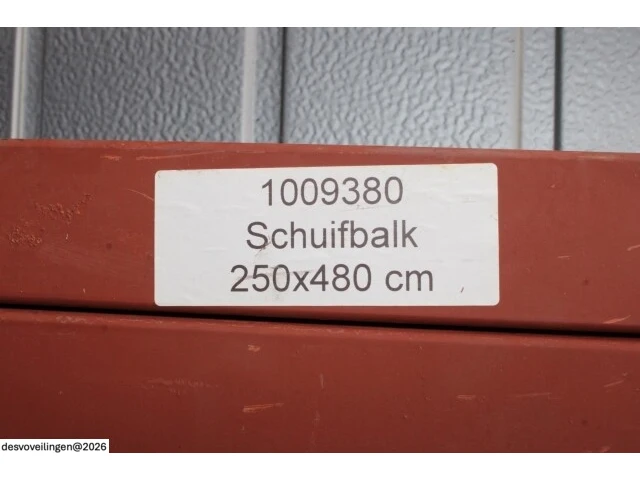 2 x schuifbalk 250x480cm - afbeelding 3 van  3