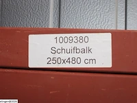 2 x schuifbalk 250x480cm - afbeelding 3 van  3