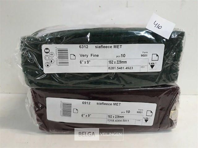 2 x schuurvlies siafleece 152x229 mm 10 stuks - afbeelding 3 van  3