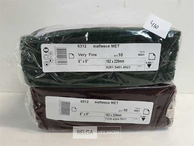 2 x schuurvlies siafleece 152x229 mm 10 stuks - afbeelding 3 van  3